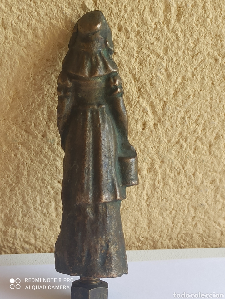 Antig&uuml;edades: Antigua figura mujer Bronce - Foto 2