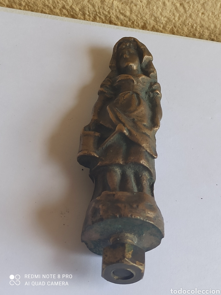Antig&uuml;edades: Antigua figura mujer Bronce - Foto 5