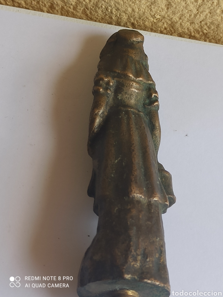 Antig&uuml;edades: Antigua figura mujer Bronce - Foto 6