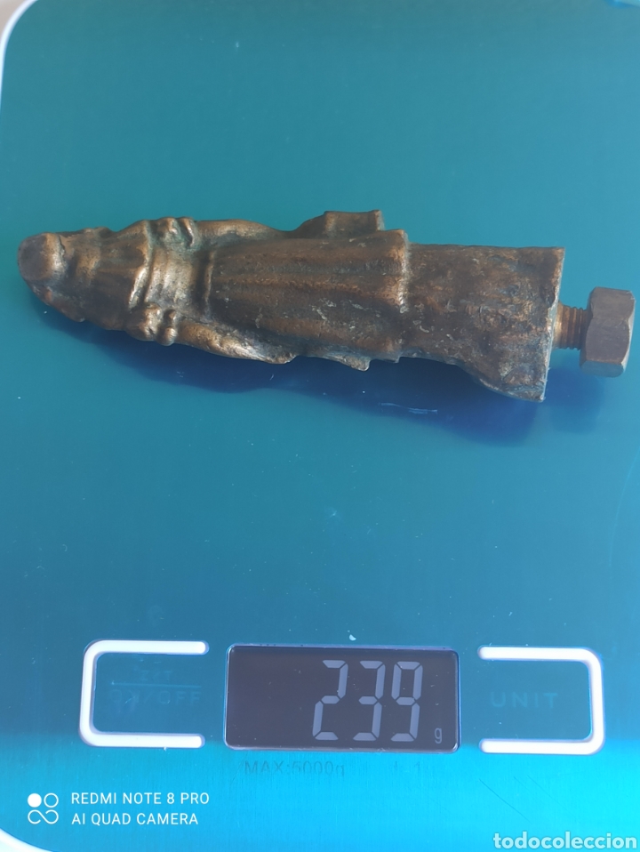 Antig&uuml;edades: Antigua figura mujer Bronce - Foto 8