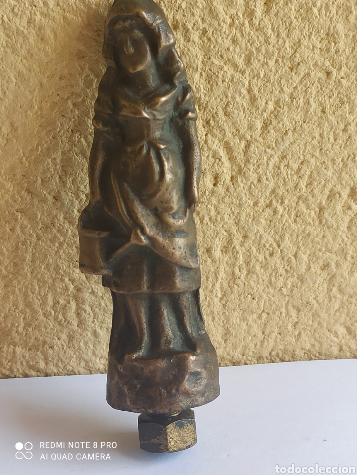 Antig&uuml;edades: Antigua figura mujer Bronce - Foto 1