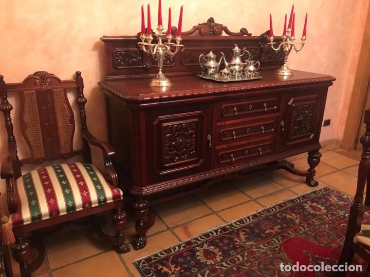Antig&uuml;edades: Comedor caoba aut&eacute;ntica - Foto 7