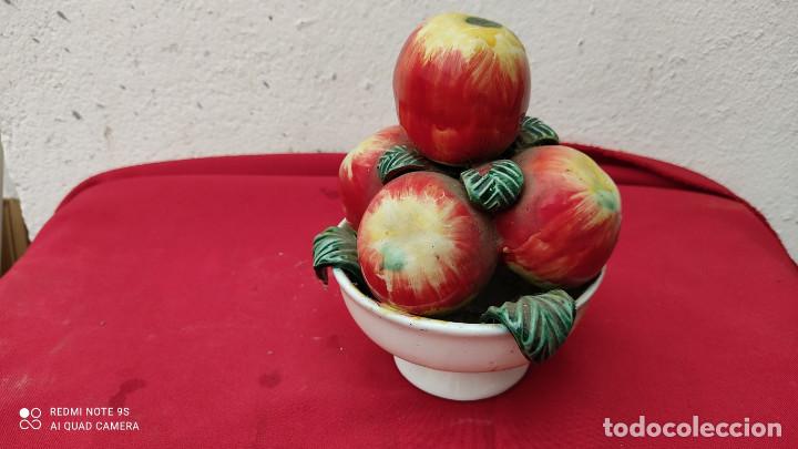 Antig&uuml;edades: centro de ceramica frutas - Foto 2