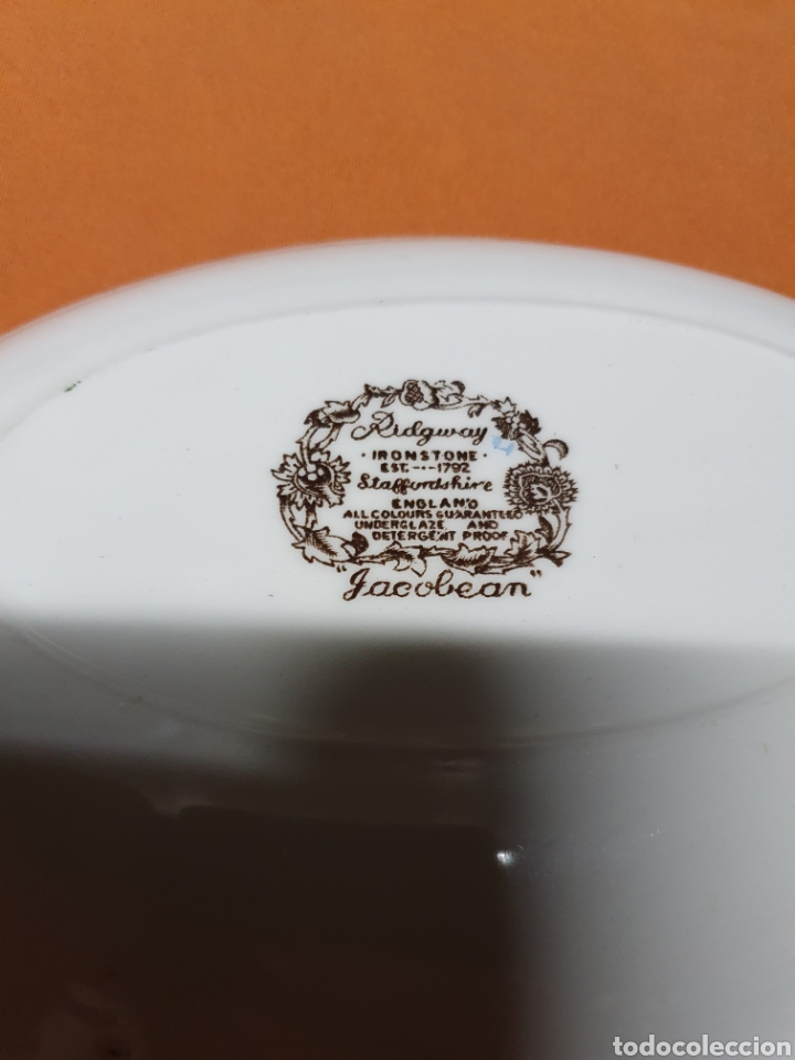 Antig&uuml;edades: Bandeja Porcelana Inglesa - Foto 3