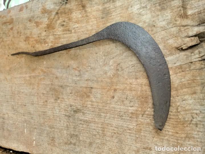 Antig&uuml;edades: Hoja de hoz de hierro forjado - Foto 1