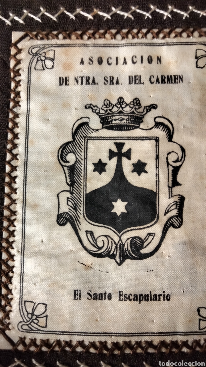 Antig&uuml;edades: ESCAPULARIO DE LA VIRGEN DE CARMEN - Foto 3
