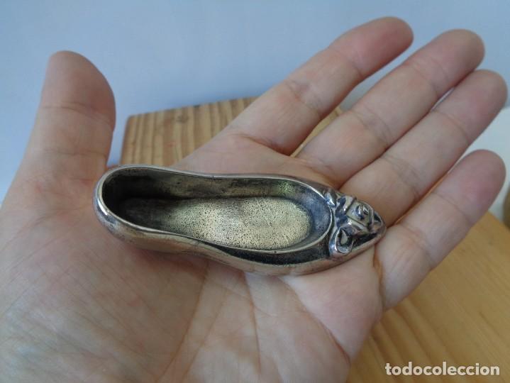 Antig&uuml;edades: &iexcl;&iexcl; ZAPATILLA, DE PLATA. !! - Foto 5
