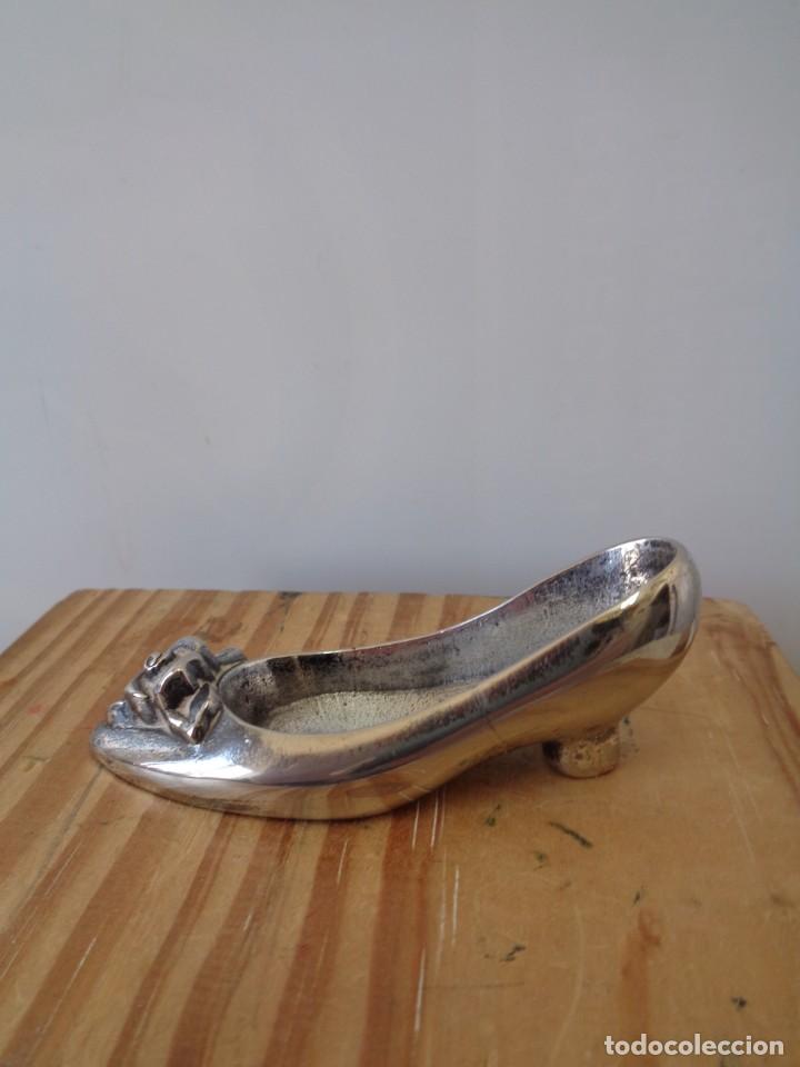 Antig&uuml;edades: &iexcl;&iexcl; ZAPATILLA, DE PLATA. !! - Foto 7