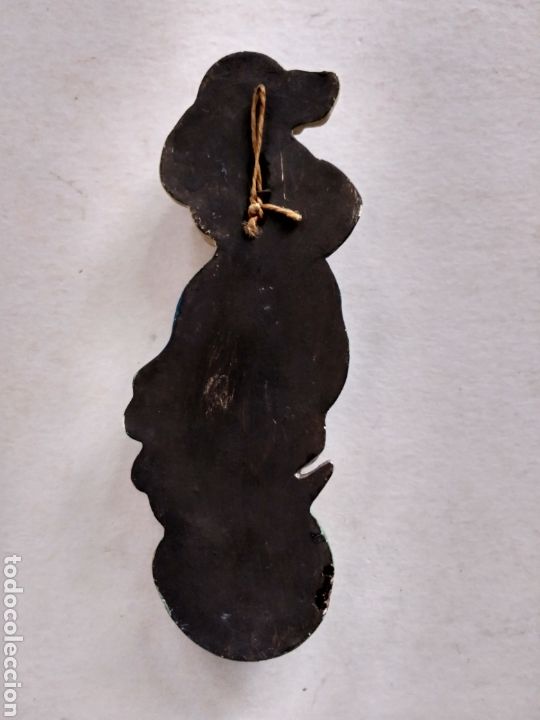 Antig&uuml;edades: VIRGEN DE ESCAYOLA PARA COLGAR. - Foto 3