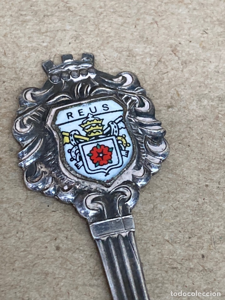 Antig&uuml;edades: Cuchara de plata Reus - Foto 2
