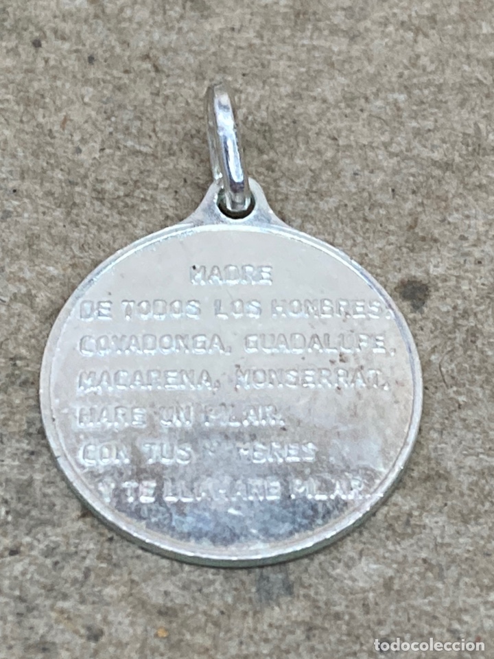 Antig&uuml;edades: Medalla de plata religiosa - Foto 2