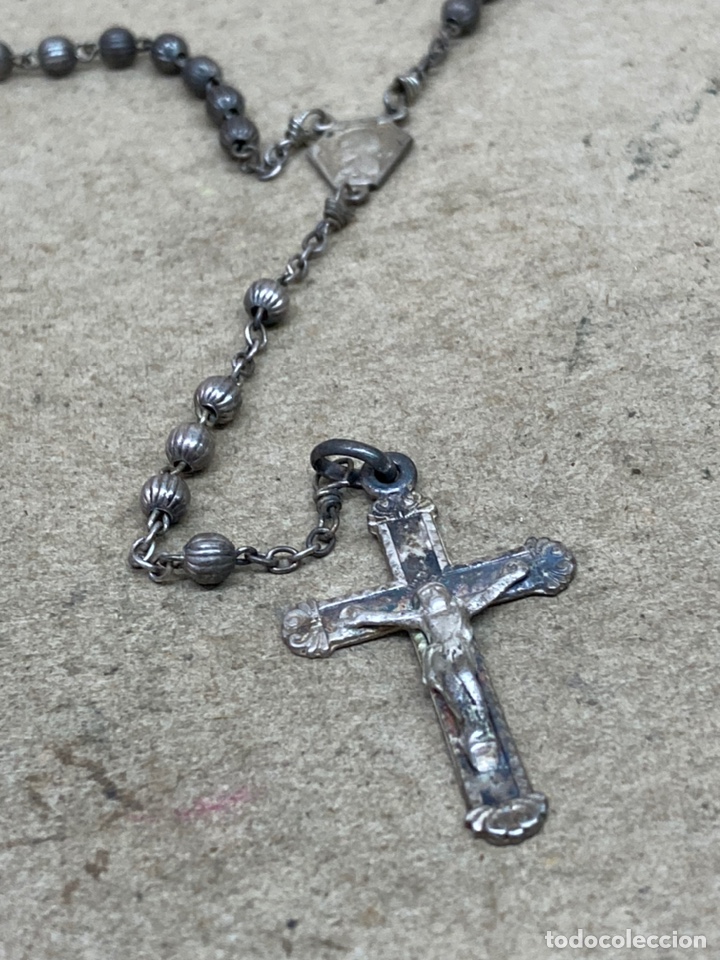 Antig&uuml;edades: Rosario de plata - Foto 2