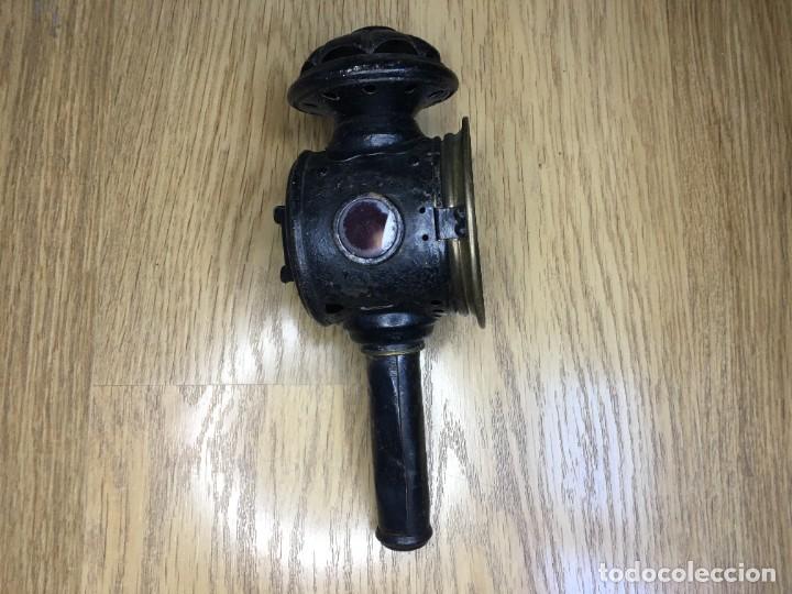 Antig&uuml;edades: FAROL DE COCHES DE CARRUAJES - Foto 4