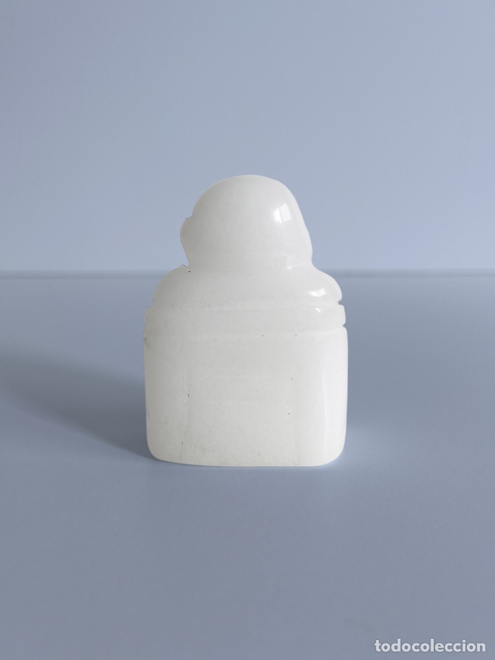 Antig&uuml;edades: Figura Buda Jade Blanco - Foto 3