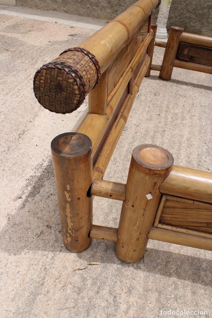 Antig&uuml;edades: cama de bamb&uacute; - Foto 2