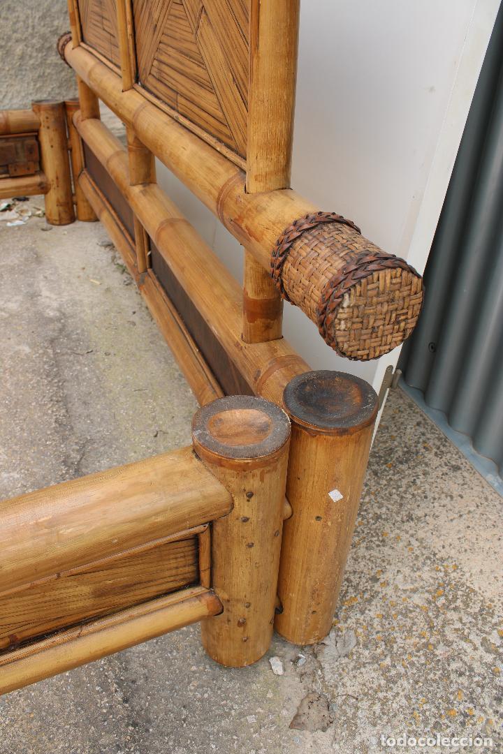 Antig&uuml;edades: cama de bamb&uacute; - Foto 3
