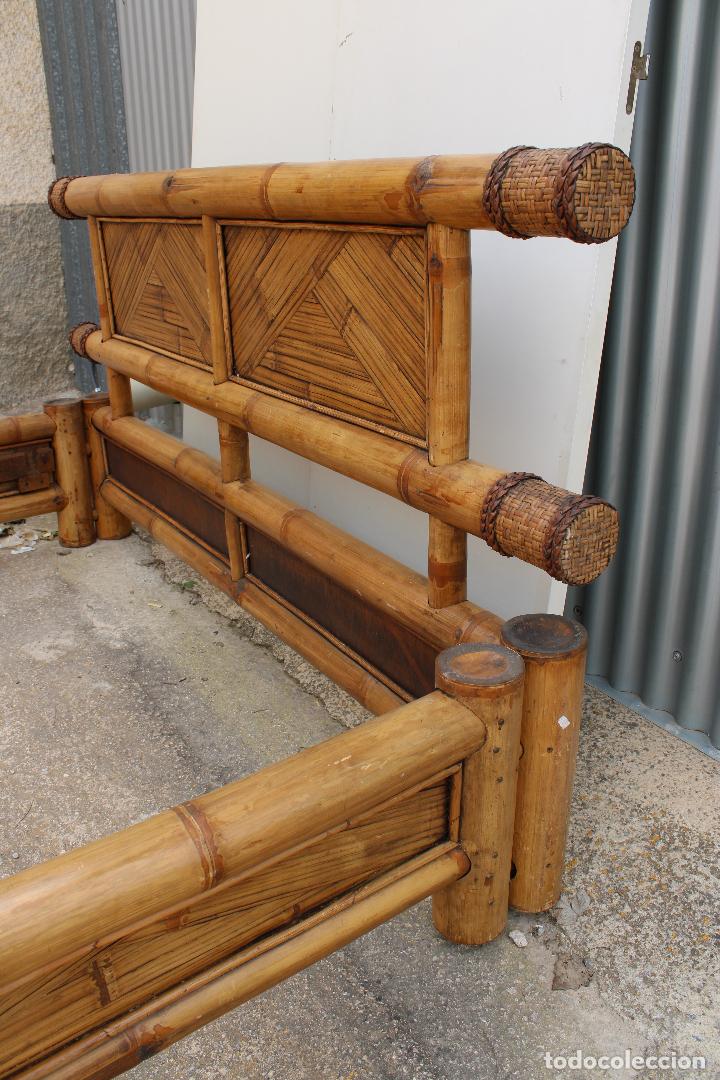 Antig&uuml;edades: cama de bamb&uacute; - Foto 4