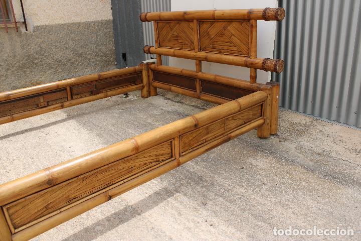 Antig&uuml;edades: cama de bamb&uacute; - Foto 5