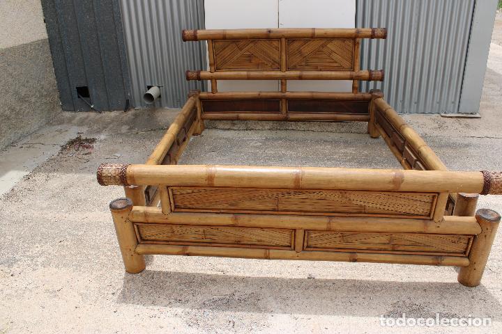Antig&uuml;edades: cama de bamb&uacute; - Foto 8