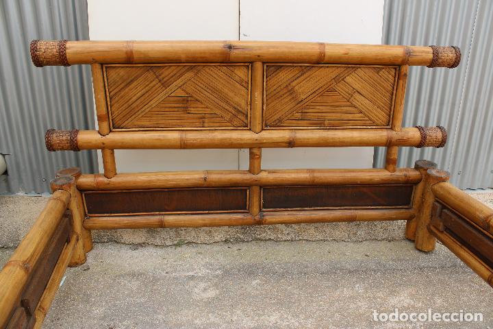 Antig&uuml;edades: cama de bamb&uacute; - Foto 9