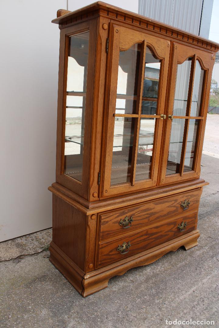 Antig&uuml;edades: vitrina de roble - Foto 4