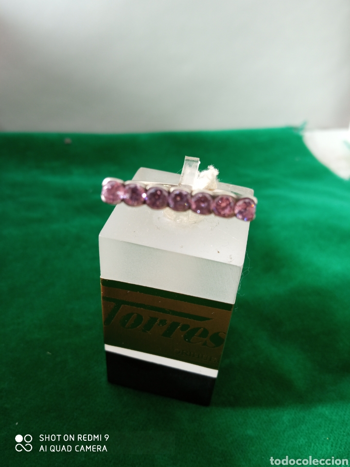 Antig&uuml;edades: sortija plata y piedras + - Foto 4