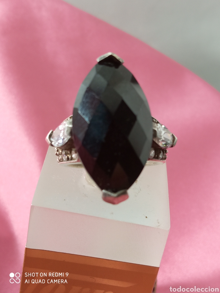 Antig&uuml;edades: sortija plata y piedras + - Foto 4