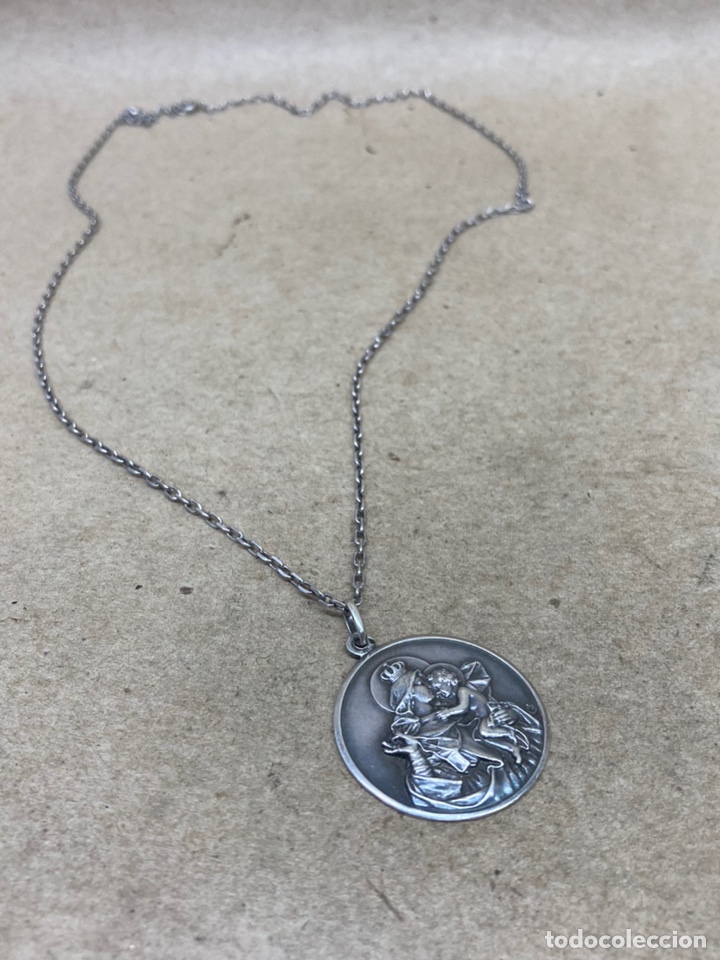 Antig&uuml;edades: Medalla de plata religiosa - Foto 1