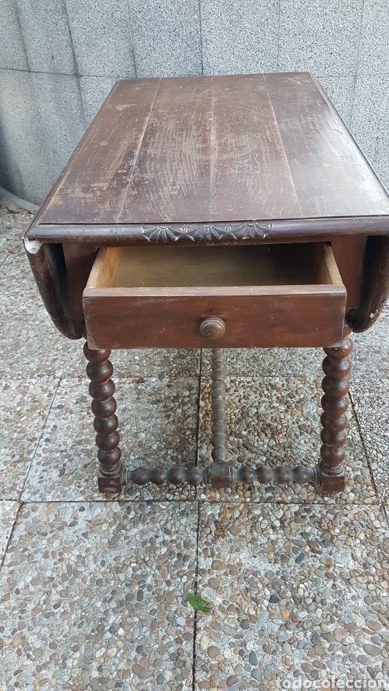 Antig&uuml;edades: MESA DE ALAS ANTIGUA - Foto 4