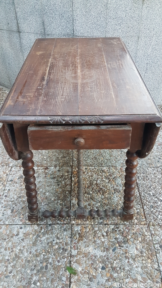 Antig&uuml;edades: MESA DE ALAS ANTIGUA - Foto 1