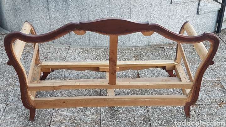 Antig&uuml;edades: CONJUNTO 3 PIEZAS SOFA 2 PLAZAS Y 2 SILLONES - Foto 7