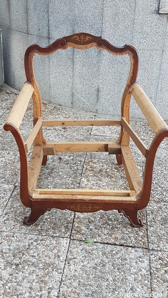 Antig&uuml;edades: CONJUNTO 3 PIEZAS SOFA 2 PLAZAS Y 2 SILLONES - Foto 8