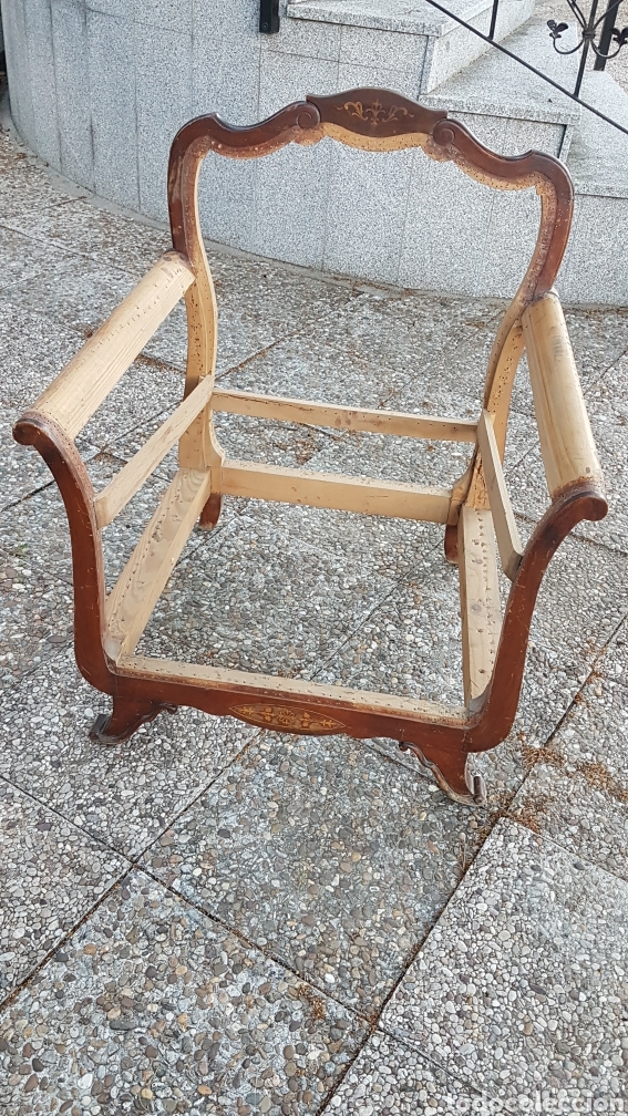 Antig&uuml;edades: CONJUNTO 3 PIEZAS SOFA 2 PLAZAS Y 2 SILLONES - Foto 16