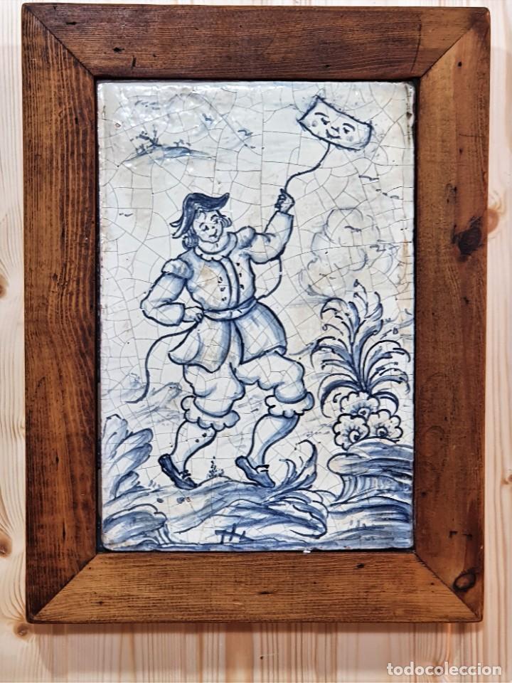 Antig&uuml;edades: -ANTIGUO CUADRO TALAVERENO - Foto 2