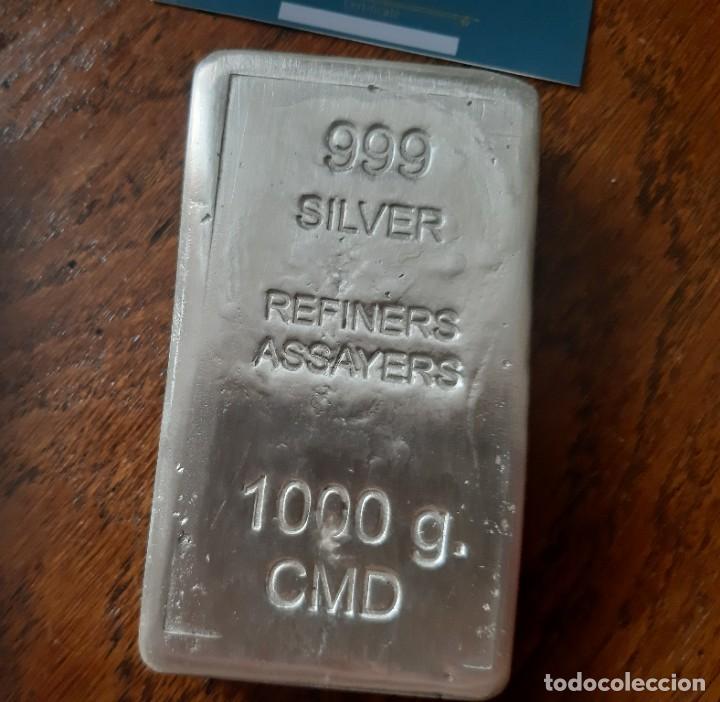 Antig&uuml;edades: 2 Lingotes de plata 999 de 1kg - Foto 4