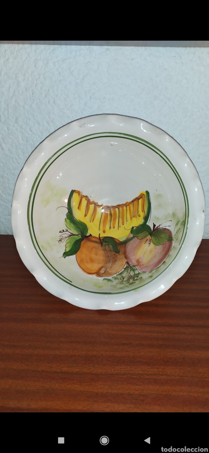 Antig&uuml;edades: Frutero Antiguo de cer&aacute;mica - Foto 3