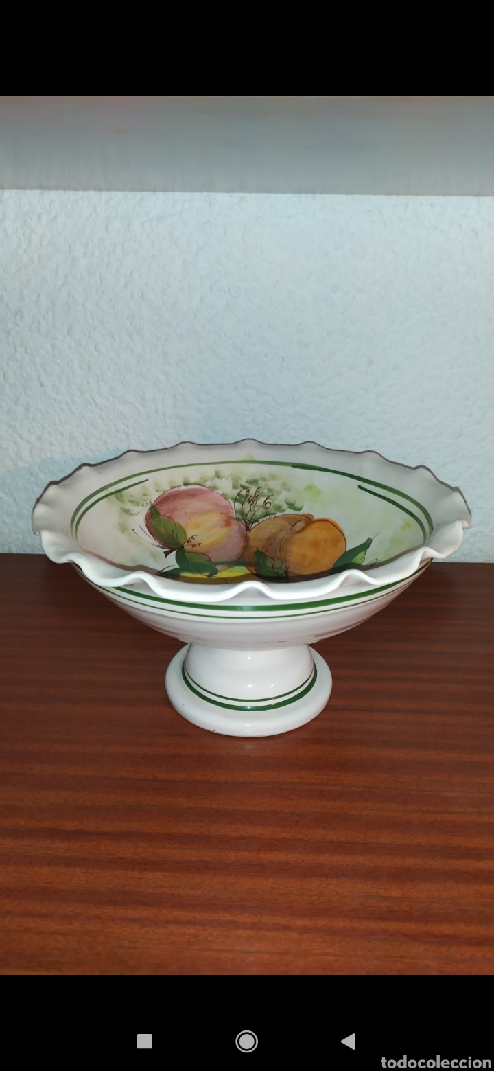 Antig&uuml;edades: Frutero Antiguo de cer&aacute;mica - Foto 2