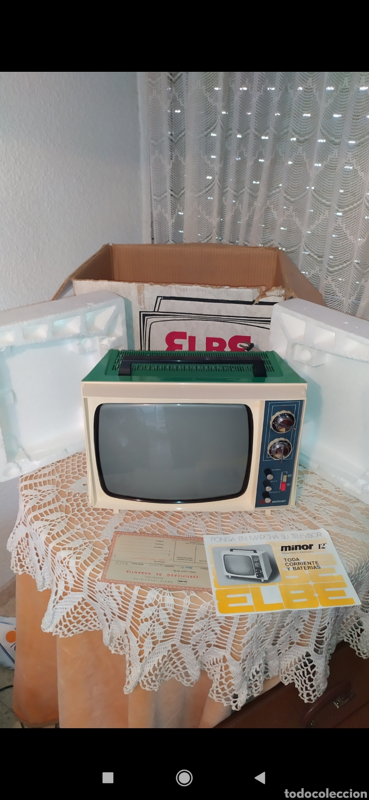 televisor televisión antiguo elder 12 voltios - Compra venta en