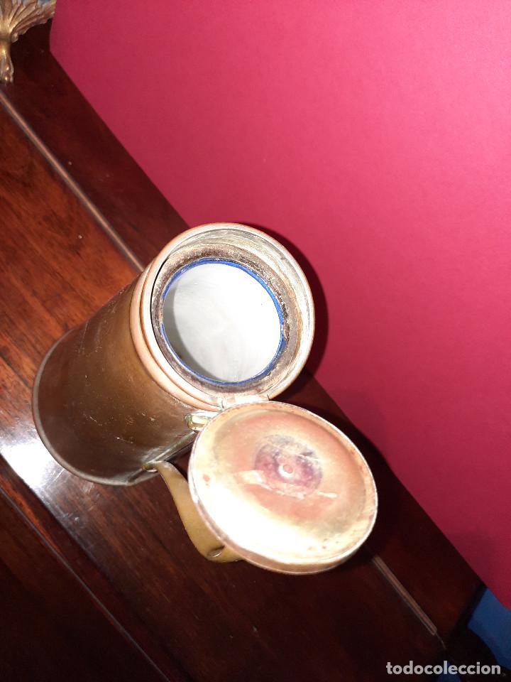 Antig&uuml;edades: Antigua chocolatera de cobre - Foto 5