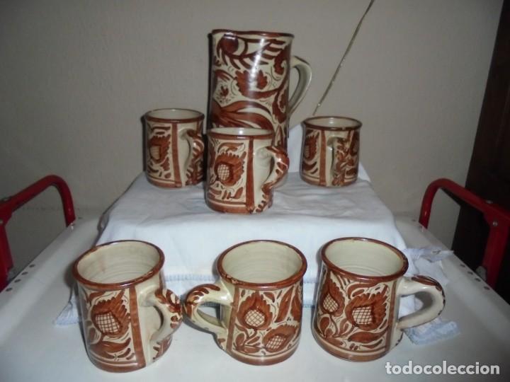 Antig&uuml;edades: JARRA CON SEIS JARRITAS PUNTER 35 - Foto 2