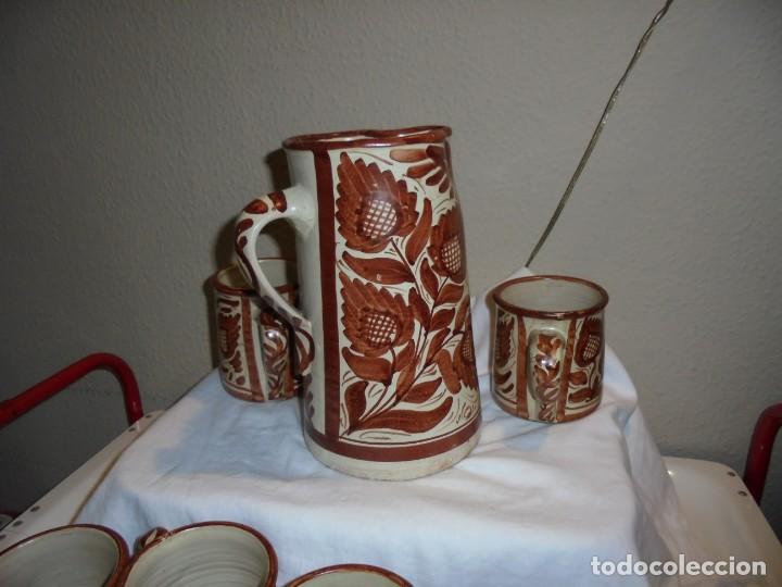 Antig&uuml;edades: JARRA CON SEIS JARRITAS PUNTER 35 - Foto 6