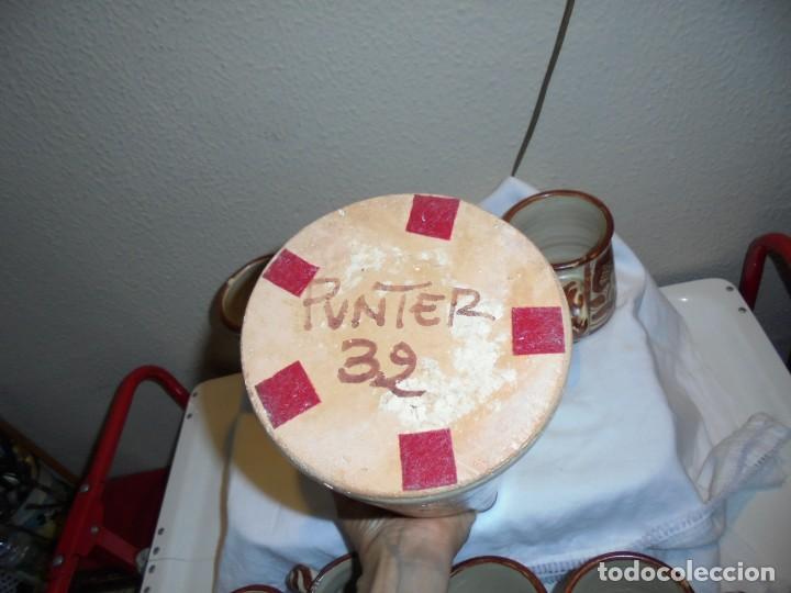 Antig&uuml;edades: JARRA CON SEIS JARRITAS PUNTER 35 - Foto 9