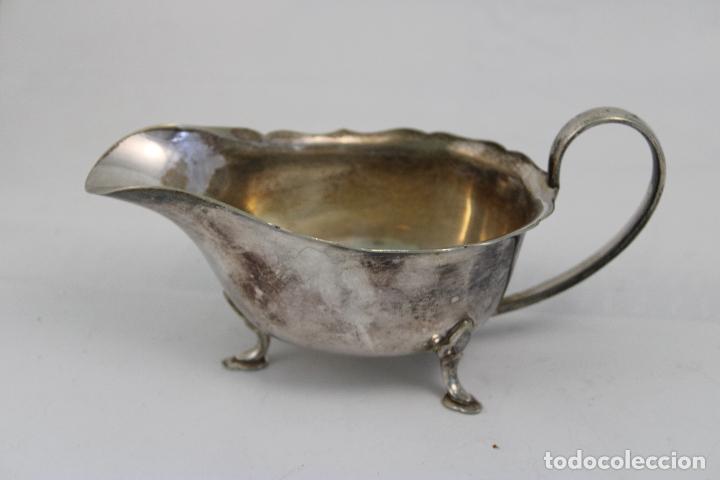 Antig&uuml;edades: salsera plateada - Foto 1