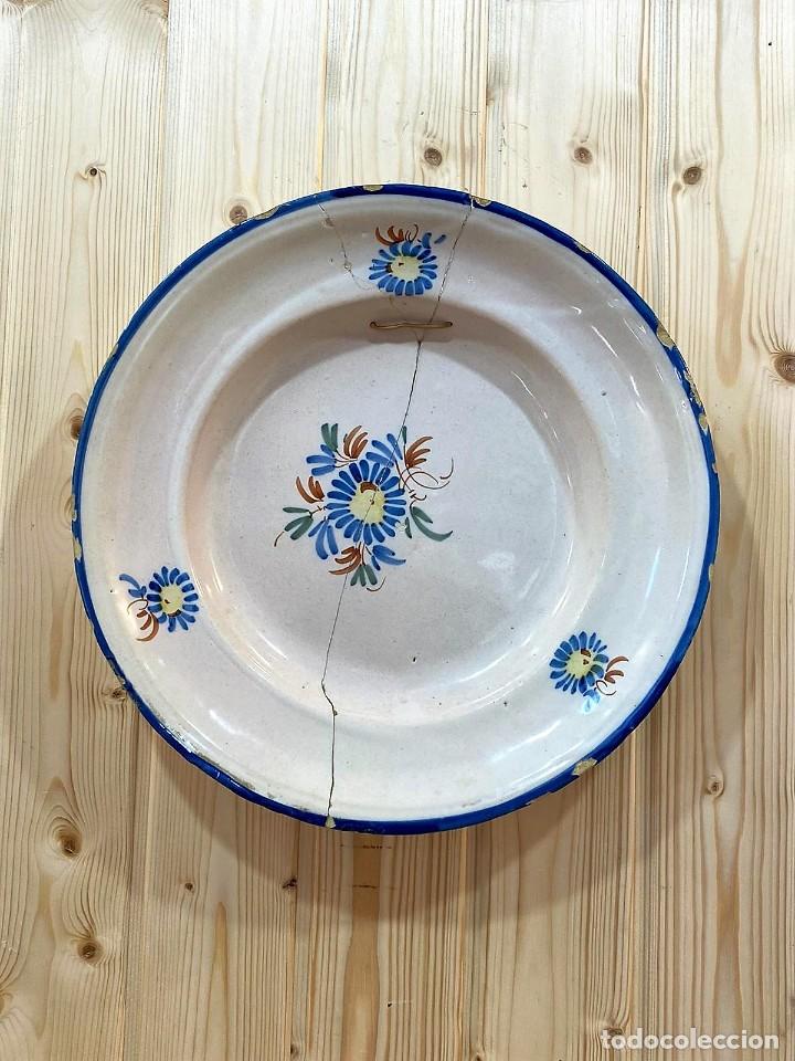 Antig&uuml;edades: ANTIGUO PLATO FUENTE 32 CM - Foto 1