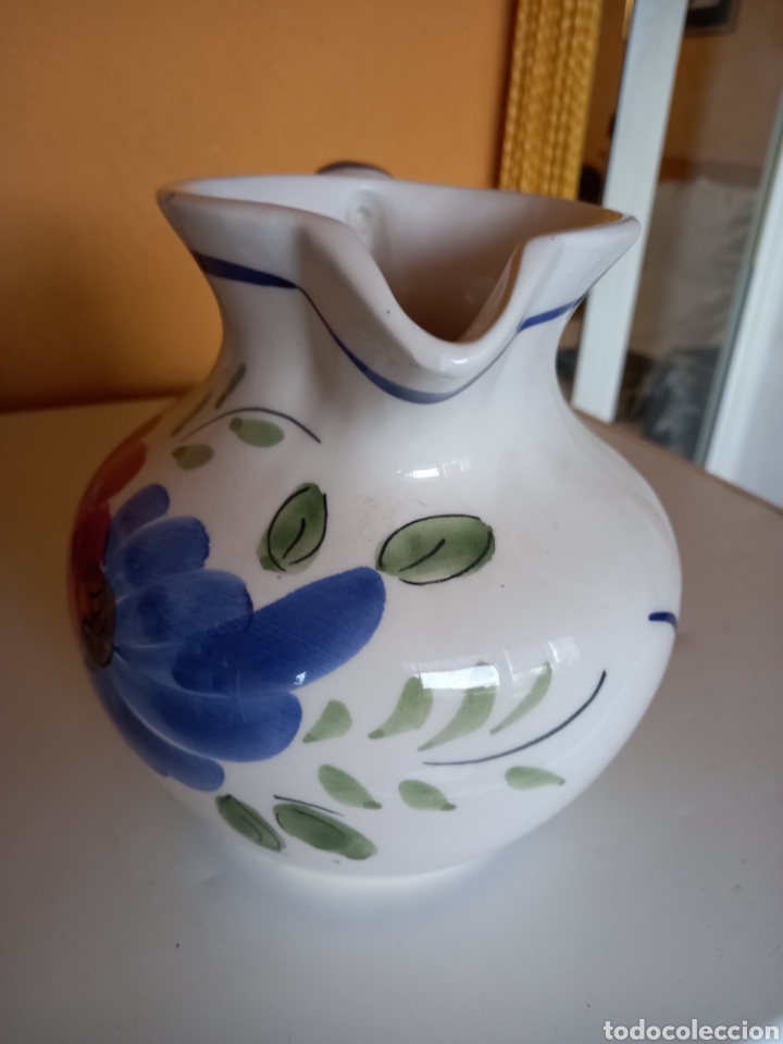 Antig&uuml;edades: JARRA DE VINO DE MANISES SELLADO - Foto 2