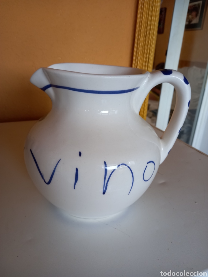 Antig&uuml;edades: JARRA DE VINO DE MANISES SELLADO - Foto 3