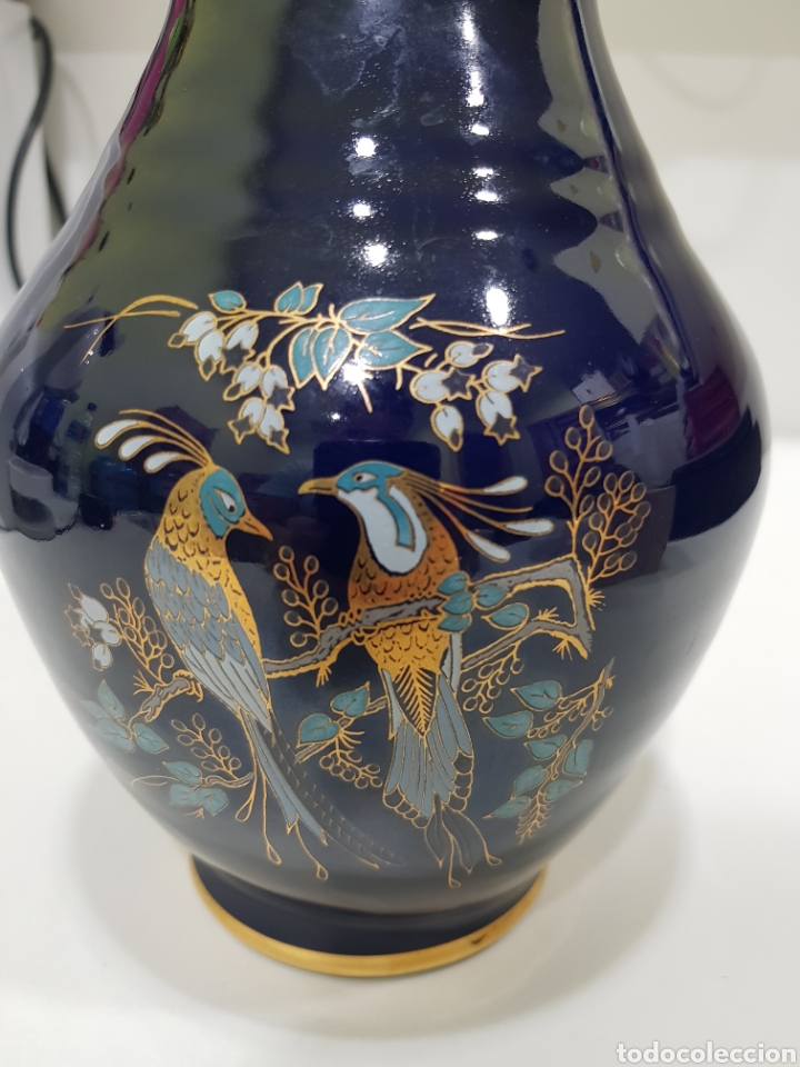 Antig&uuml;edades: BONITO JARR&Oacute;N ANTIGUO AZUL COBALTO. - Foto 2