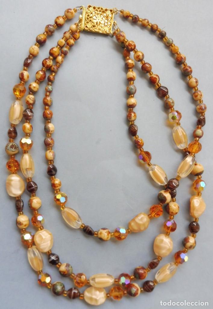 Antig&uuml;edades: ANTIGUO COLLAR DE CRISTAL DE MURANO - Foto 3
