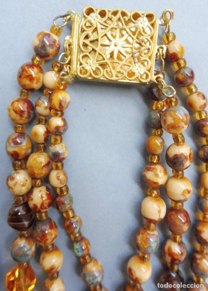 Antig&uuml;edades: ANTIGUO COLLAR DE CRISTAL DE MURANO - Foto 4
