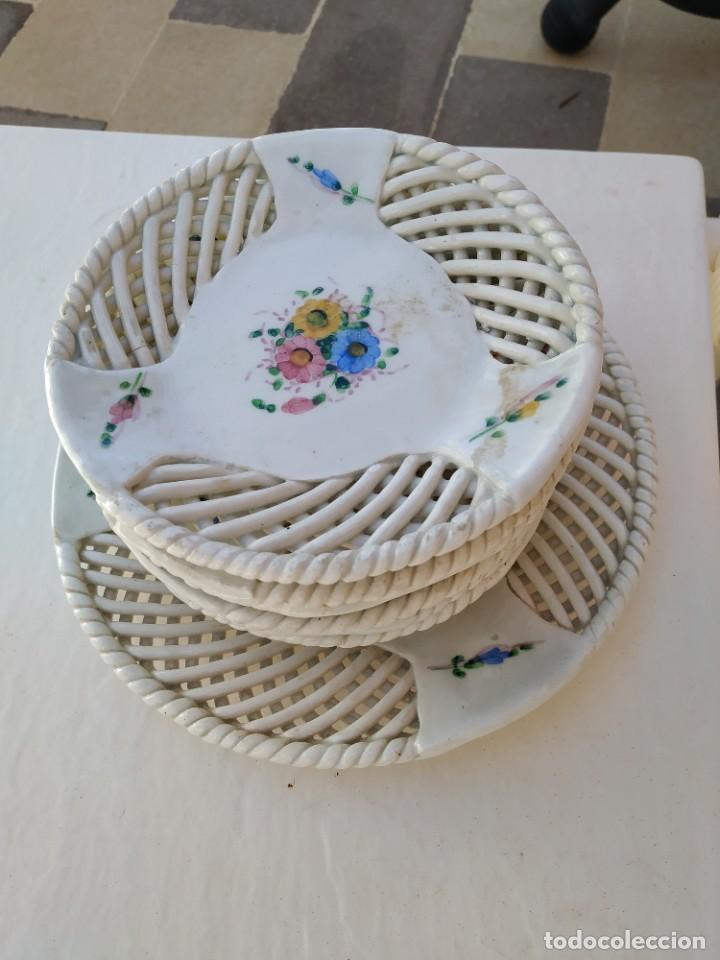 Antig&uuml;edades: Juego postre manises - Foto 1